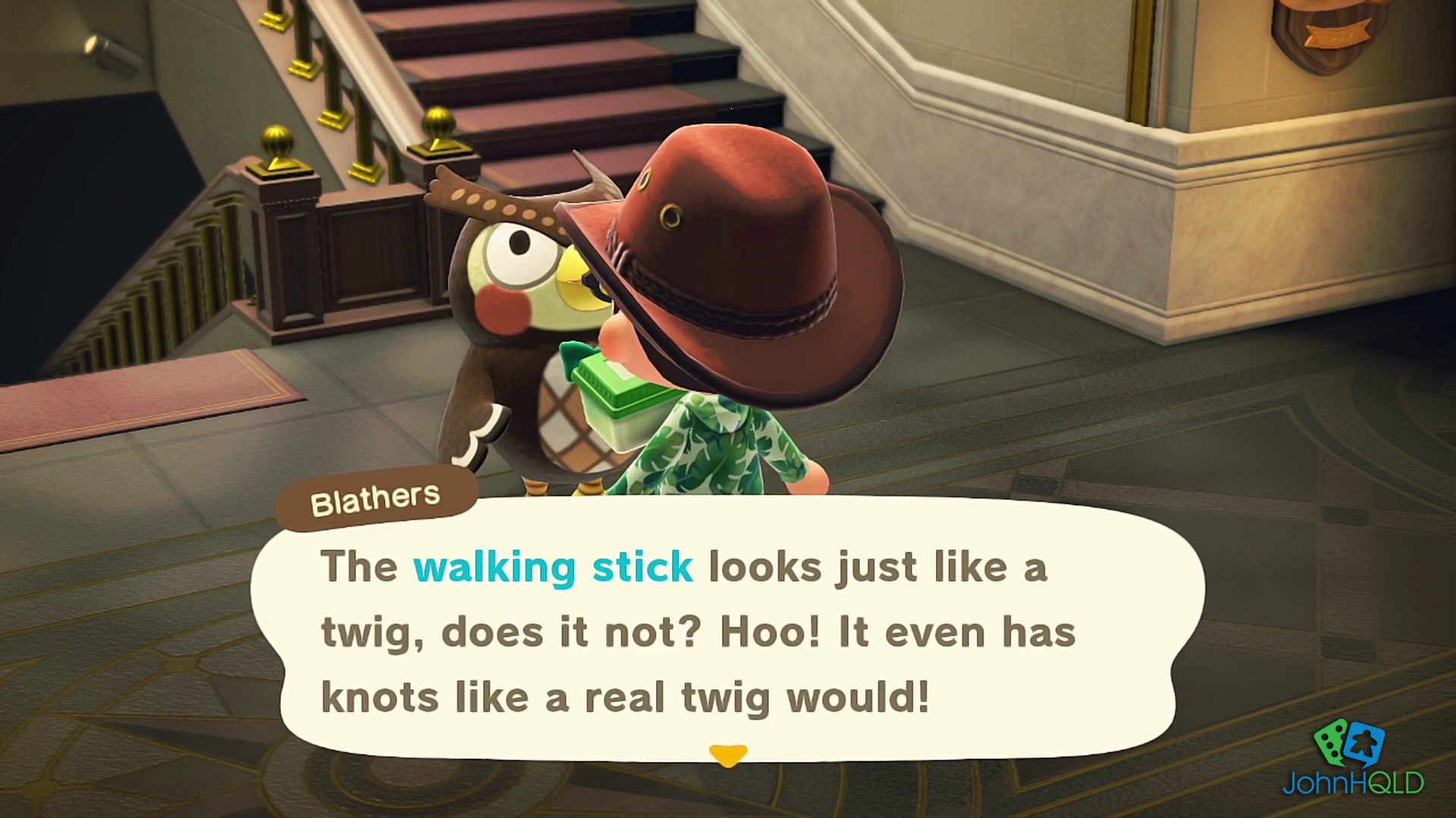 20220131 - Animal Crossing New Horizons - Walking stick insect acquired
