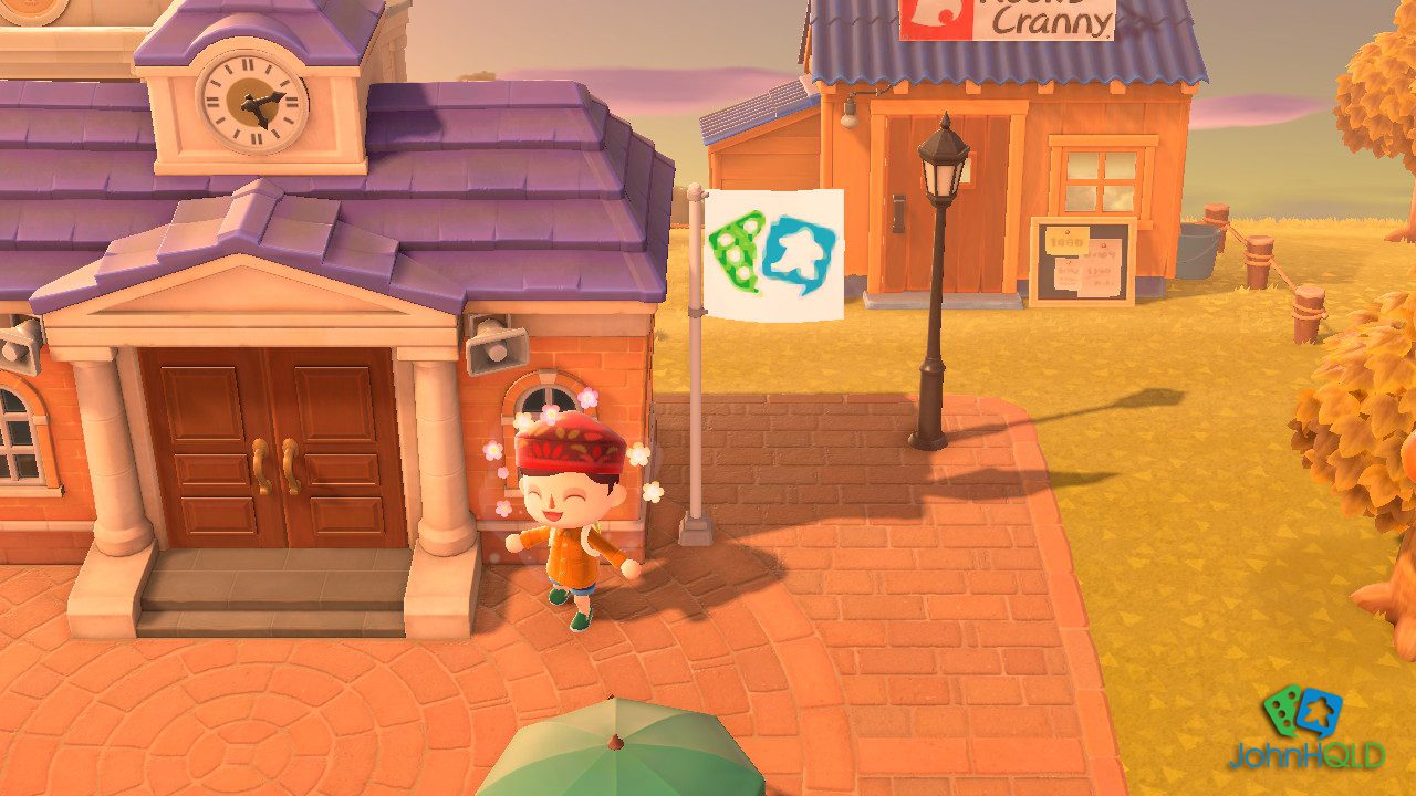Review - Animal Crossing New Horizons - New Flag