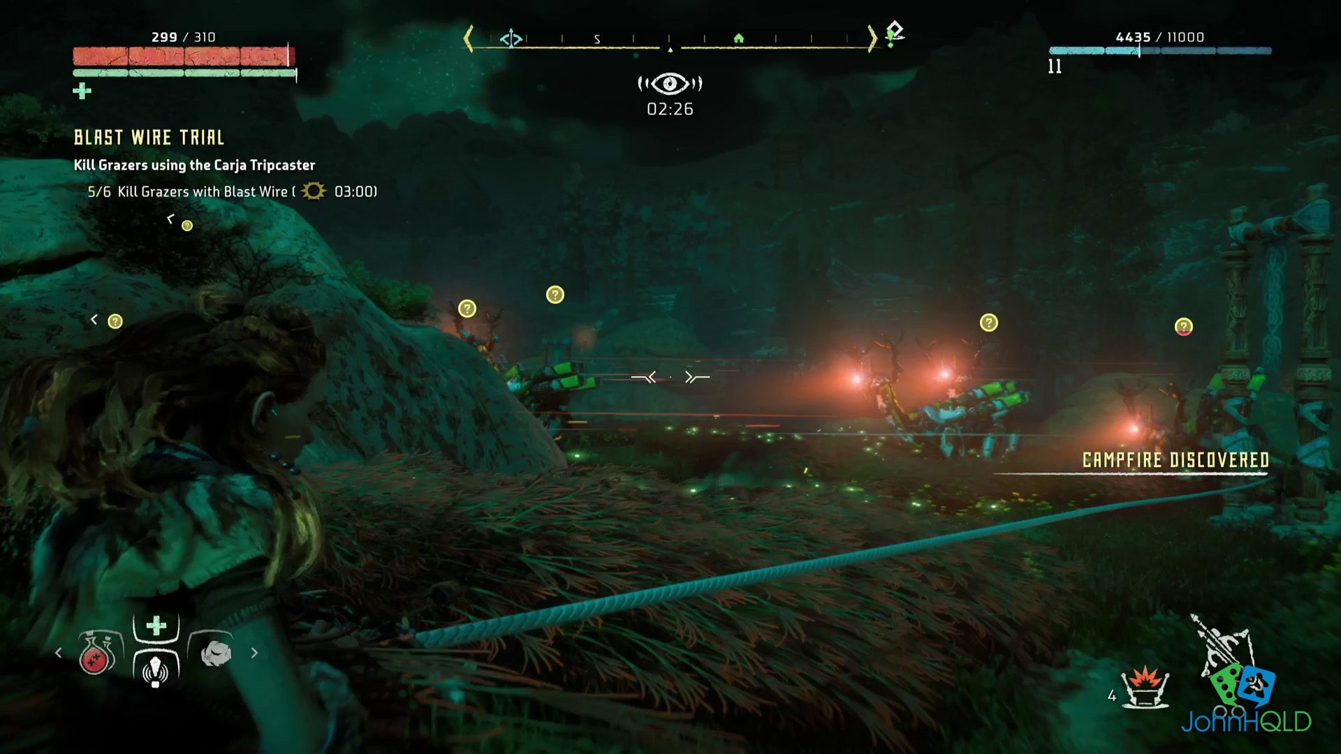 20220207 - Horizon Zero Dawn - Hunting Ground Trials are a fun way to learn your weapons