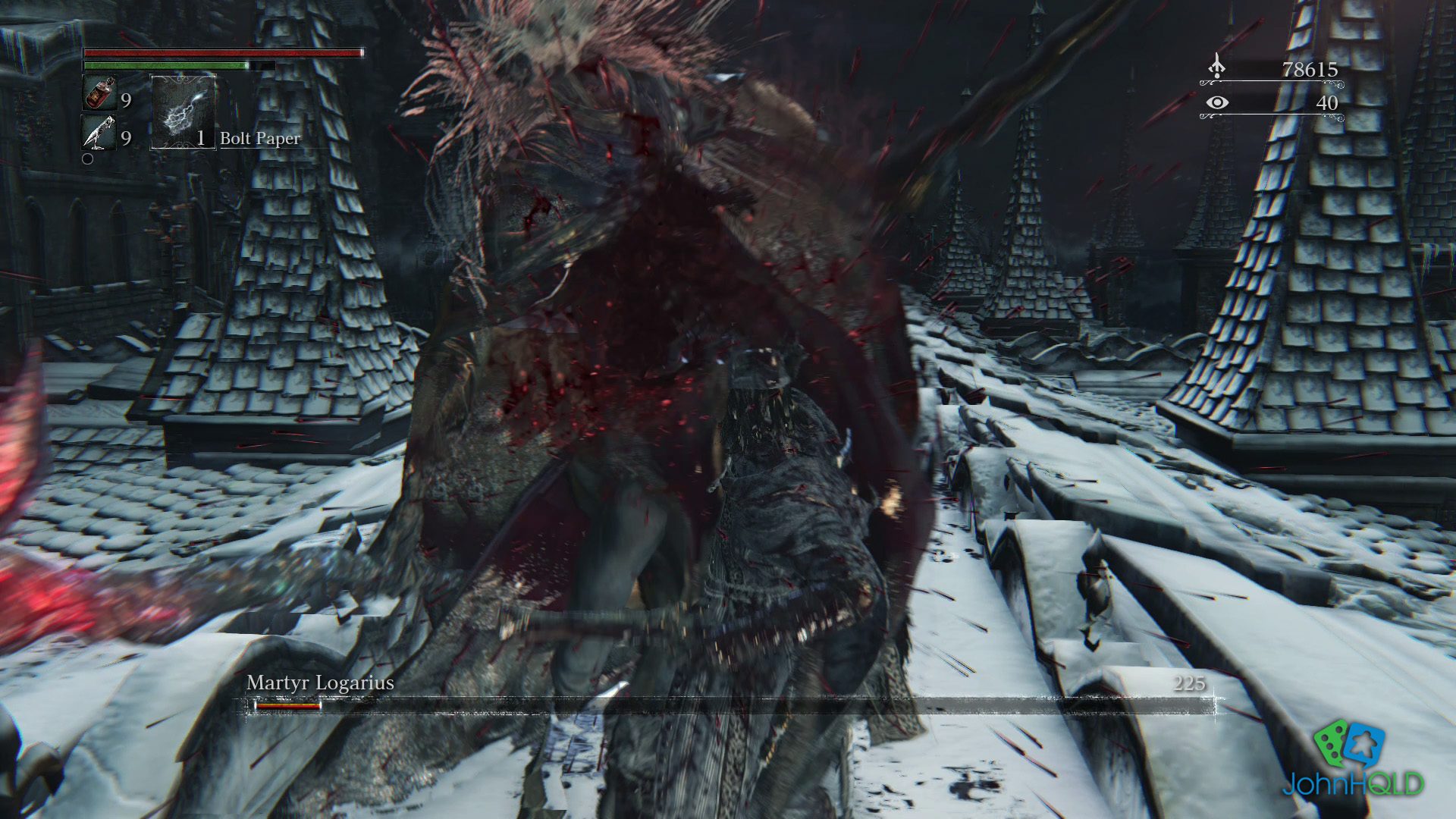 20221121 - Bloodborne - Gandalf down with a visceral attack